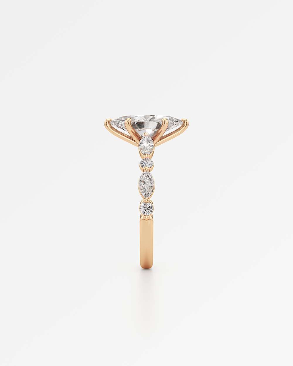 Zolaine Solitaire Diamond Engagement Ring