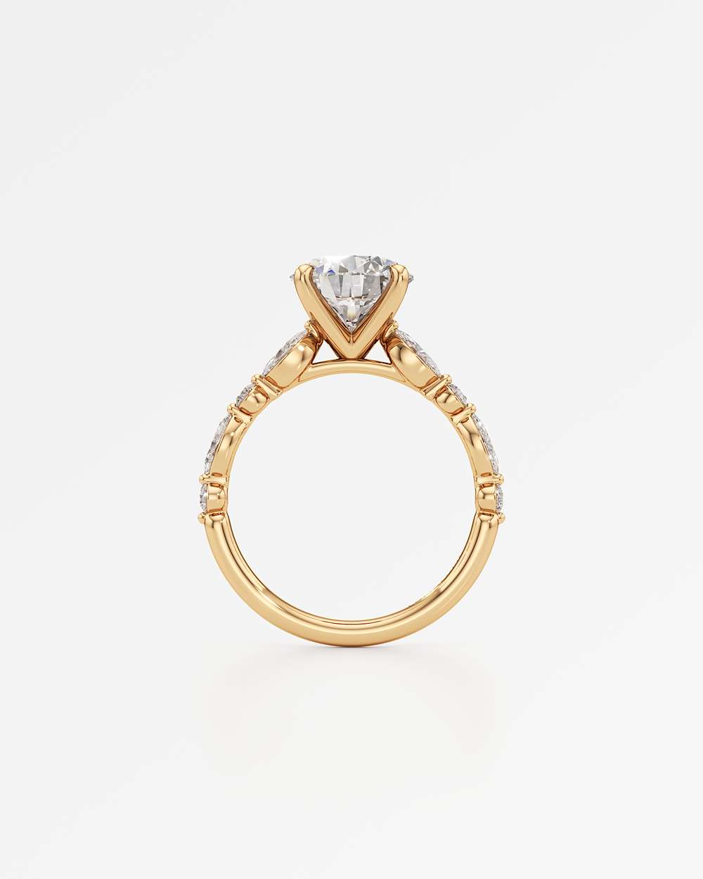 Zolaine Solitaire Diamond Engagement Ring