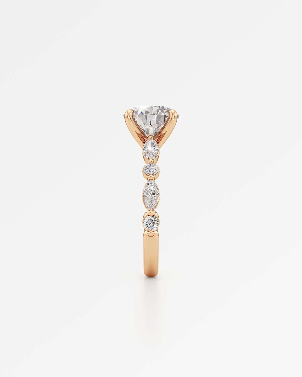 Zolaine Solitaire Diamond Engagement Ring